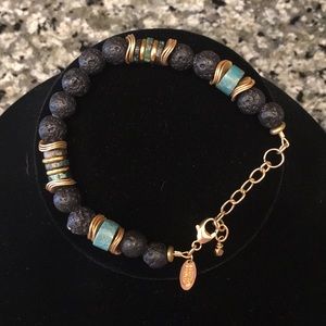 Heather Gardner lava bead bracelet